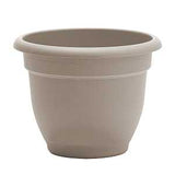 Bloem AP1683 Planter, 13.7 in H, 17.6 in W, 17.6 in D, Round, Plastic, Pebble Stone