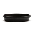 Bloem STT0600 Plant Saucer, 6 in Dia, Terra Black