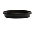 Bloem Terra STT1200 Plant Saucer, 11-1/4 in W, Round, Plastic, Black