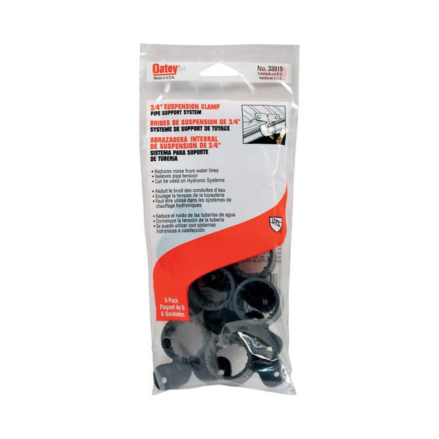 Oatey 3/4 in. Gray Polypropylene Suspension Pipe Clamps
