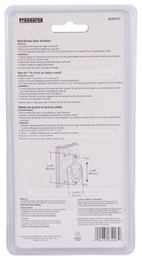 ProSource HR4003SN-PS Door Knocker, Brass, Satin Nickel, 3-3/8 in Mounting Hole Center to Center