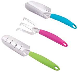 Landscapers Select GT926ABC Hand Trowel Set, Aluminum, 3-Piece