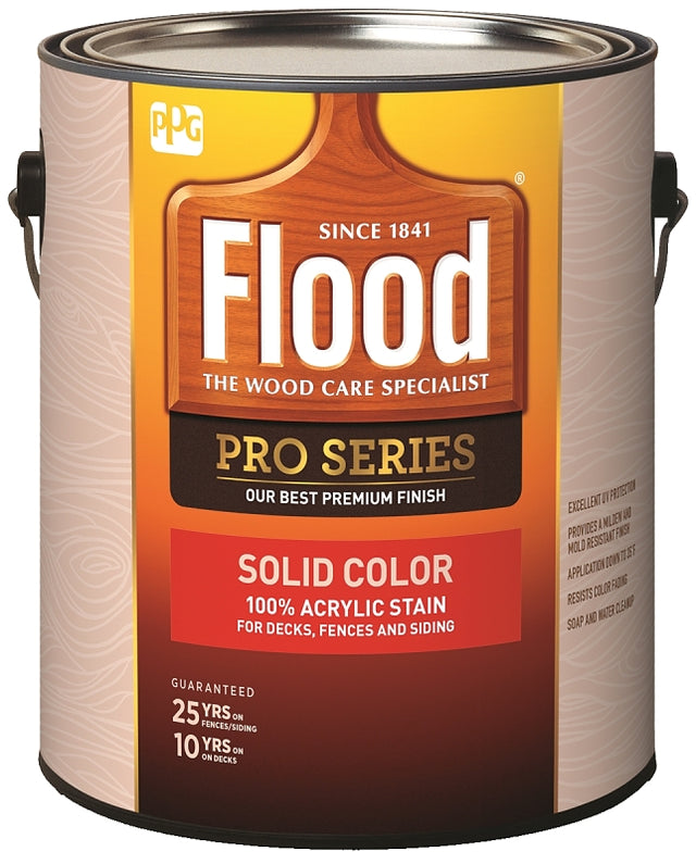 Flood FLD822-01 Wood Stain, Liquid, 1 gal, Pack of 4