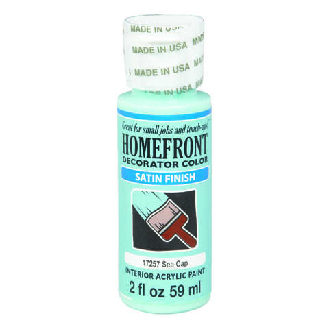 Homefront Satin Sea Cap Hobby Paint 2 oz, Pack of 3