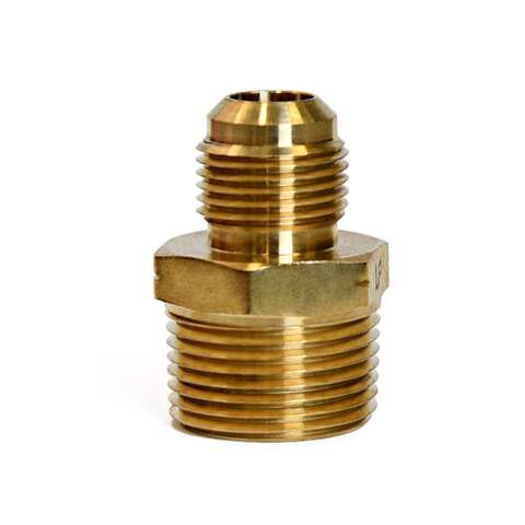 ATC 1/2 in. Flare X 3/4 in. D Male Brass Adapter, Pack of 5