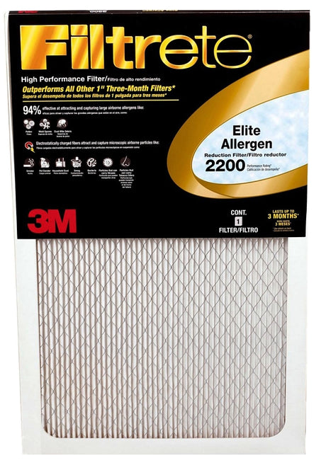 3M EA03DC-6C Air Filter, 20 in L, 25 in W, 2200 MPR, Pack of 6