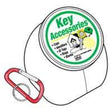 Hy-Ko KT127 Key Ring, 1-3/8 in OD Dimensions, C-Clip, Pack of 50