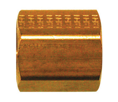 JMF Company 1/4 in. Flare X 1/4 in. D Flare Yellow Brass Inverted Union, Pack of 5