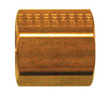 JMF Company 1/4 in. Flare X 1/4 in. D Flare Yellow Brass Inverted Union, Pack of 5