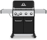 Broil King Baron 440 PRO 875224 Gas Grill, 45,000 Btu/hr, Liquid Propane, 5-Burner, Side Shelf Included: Yes