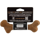 Petmate BarkBone 36037 Dog Toy, Small, Peanut Butter, Chew, Natural Instincts Infused Wood Dinosaur, Nylon