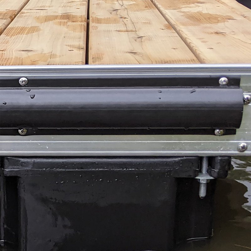 Multinautic 10511 Straight Dock with Poly Decking, Aluminum/Steel, 4-1/2 ft W, 72 in H