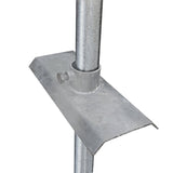 Multinautic 11108 Base Plate, 6 x 12 in, Galvanized Steel