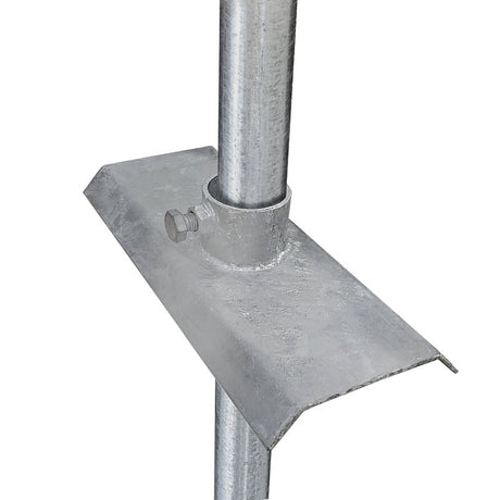 Multinautic 11108 Base Plate, 6 x 12 in, Galvanized Steel