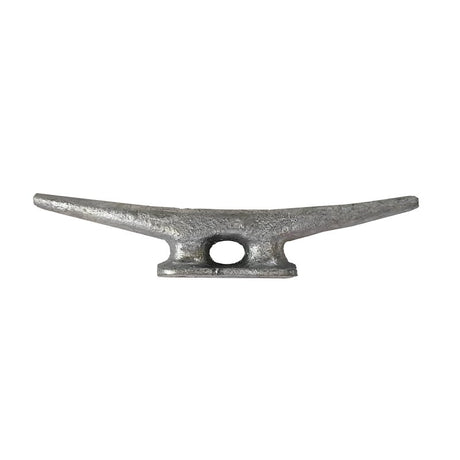 Multinautic 15008 Dock Cleat, 6 in, Galvanized Steel, Silver