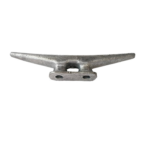 Multinautic 15008 Dock Cleat, 6 in, Galvanized Steel, Silver