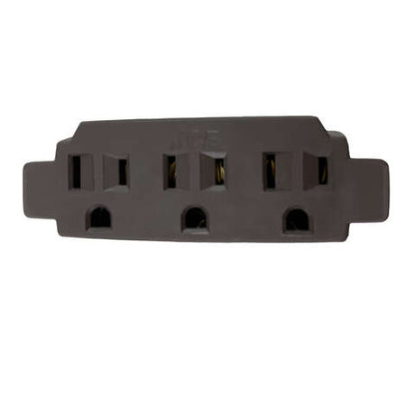 Ace Grounded 3 outlets Adapter 1 pk, Pack of 10