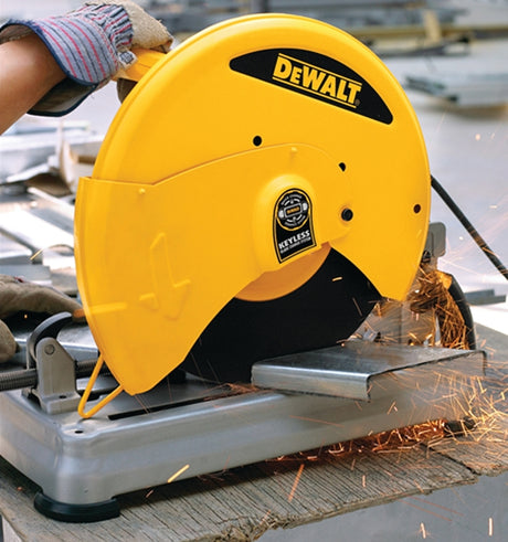 DEWALT D28715 Chop Saw, 120 V, 15 A, 14 in Dia Blade, 4-1/2 x 6-1/2 in Rectangular, 5 in Round Cutting Capacity