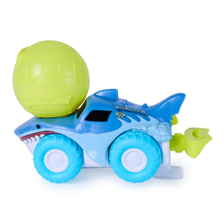 SwimWays 6074584 Monster Jam Air Boat Megolodon Shark Pool Toy, S