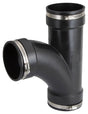 ProSource QT-400 Flexible Pipe Tee, PVC, Black