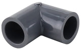 Lasco 806005BC Pipe Elbow, 1/2 in, Slip, 90 deg Angle, PVC, SCH 80 Schedule