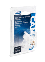Camco USA 22103 Hose Plug and Cap with Lanyard, Male, White