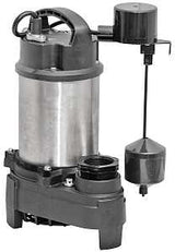 Superior Pump 92751 Sump Pump, 7.5 A, 120 V, 0.75 hp, 2 in Outlet, 80 gpm, Iron/Stainless Steel