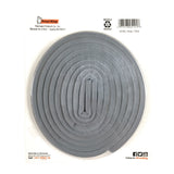 Frost King V27GA Weatherseal, 9/16 in W, 10 ft L, EPDM Rubber, Gray