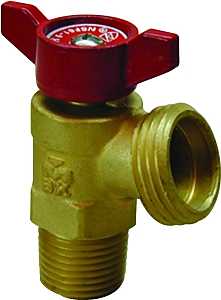 B & K Quarter Master ProLine Series 102-053HN Boiler Drain Valve, 1/2 in Connection, MIP x Solder, 125 psi Pressure