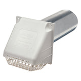 Ace 4 in. W X 6 in. L White Plastic Dryer Vent Hood, Pack of 6