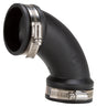 ProSource QL-200 Qwik Pipe Elbow, 2 in, 90 deg Angle, PVC, Black