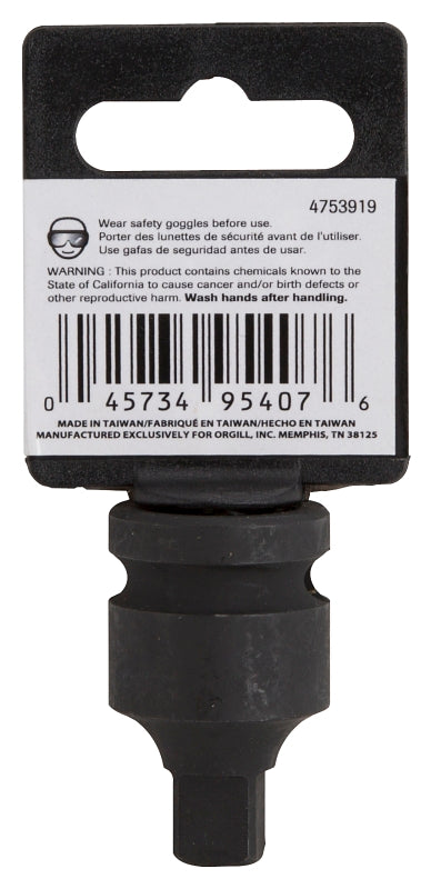 Vulcan MT6580308 Impact Adapter, Female Male Drive, 1-3/8 in L