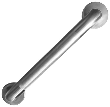 Boston Harbor SG01-01&0418 Grab Bar, 18 in L Bar, Stainless Steel, Wall Mounted Mounting