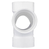Charlotte Pipe Schedule 40 3 in. Hub X 3 in. D Hub PVC Double Sanitary Tee 1 pk