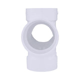 Charlotte Pipe Schedule 40 4 in. Hub X 4 in. D Hub PVC Double Sanitary Tee 1 pk