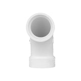 Charlotte Pipe Schedule 40 1-1/2 in. Hub X 1-1/2 in. D Hub PVC Elbow 1 pk