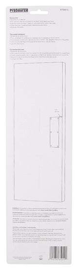 ProSource 32238BBB-PS Push Plate, Aluminum, Brass, 15 in L, 3-1/2 in W, 0.8 mm Thick