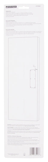 ProSource 32238ORB-PS Push Plate, Aluminum, Oil-Rubbed Bronze, 15 in L, 3-1/2 in W, 0.8 mm Thick