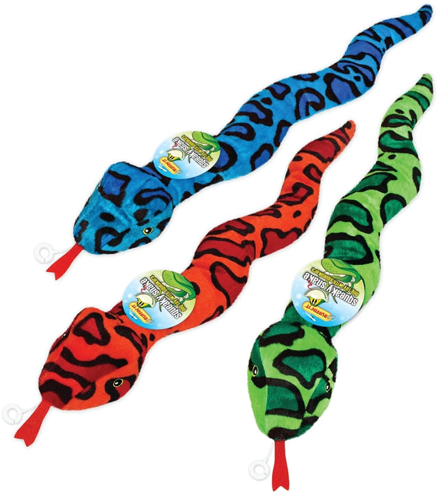 RUFFIN'IT 16292 Dog Toy, Snake, Assorted