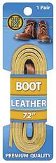 Shoe Gear 1N314-32 Boot Lace, Leather, Tan, 72 in L