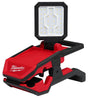 Milwaukee M18 ROVER 2358-20 Clamping Flood Light, 18 V, LED Lamp, Natural, 2000, 1000, 500 Lumens, Plastic Fixture