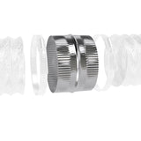 Imperial 6 in. D Galvanized Steel Duct Adapter, Pack of 6