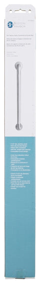 Boston Harbor SG01-01&0424 Grab Bar, 24 in L Bar, Stainless Steel, Wall Mounted Mounting