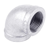 STZ Industries 1/4 in. FIP each X 1/4 in. D FIP Galvanized Malleable Iron 90 Degree Elbow, Pack of 5