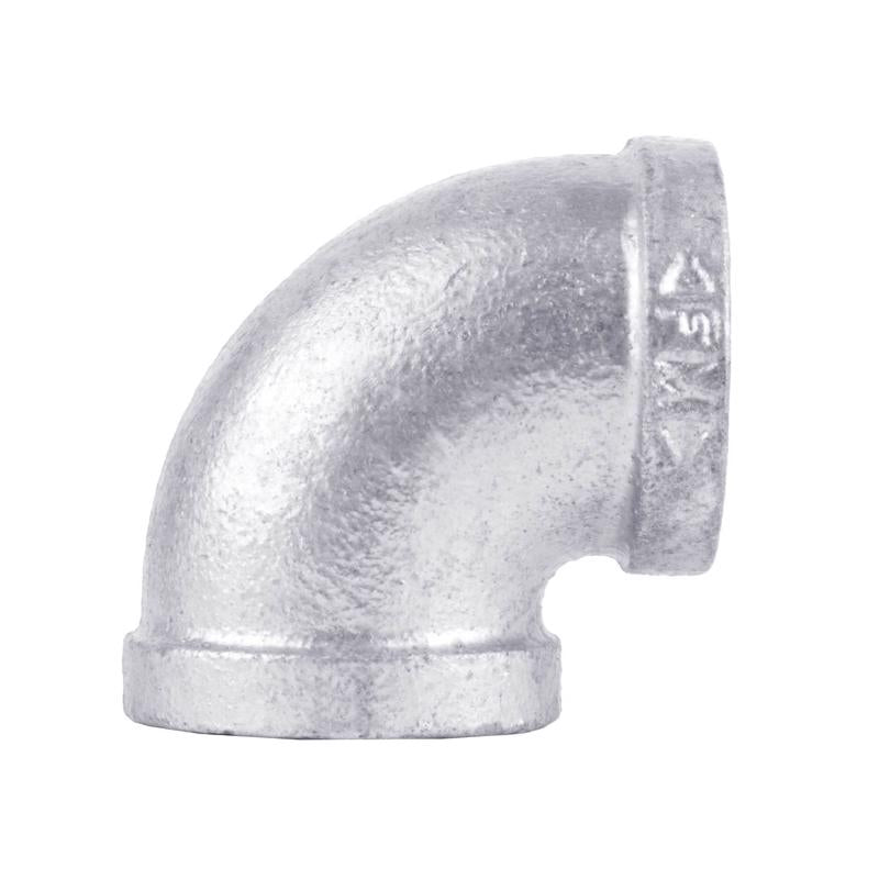 STZ Industries 3/4 in. FIP each X 3/4 in. D FIP Galvanized Malleable Iron 90 Degree Elbow, Pack of 5