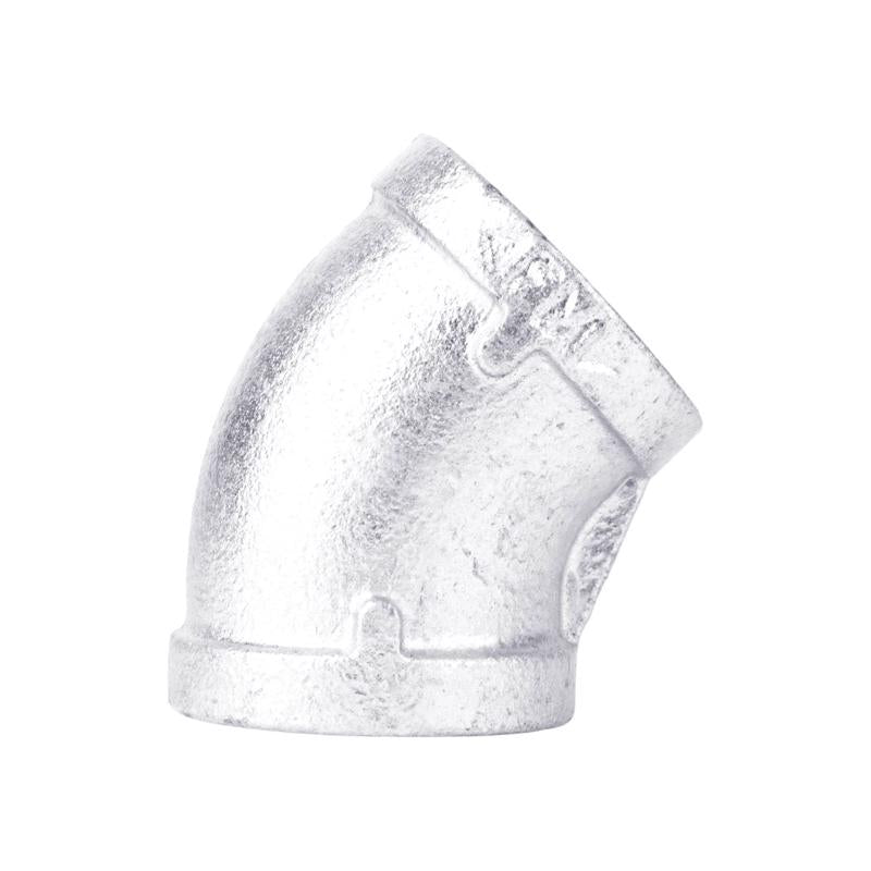 STZ Industries 3/4 in. FIP each X 3/4 in. D FIP Galvanized Malleable Iron 45 Degree Elbow, Pack of 5