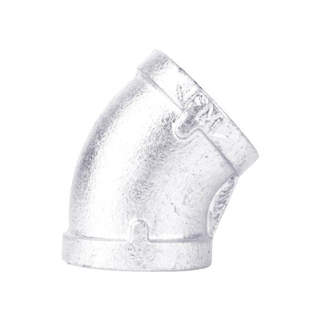 STZ Industries 3/4 in. FIP each X 3/4 in. D FIP Galvanized Malleable Iron 45 Degree Elbow, Pack of 5
