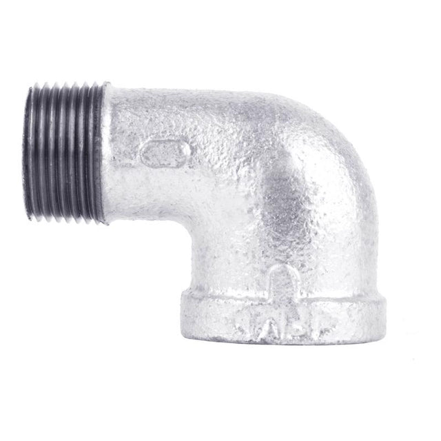 STZ Industries 3/4 in. FIP each X 3/4 in. D MIP Galvanized Malleable Iron 90 Degree Street Elbow, Pack of 5