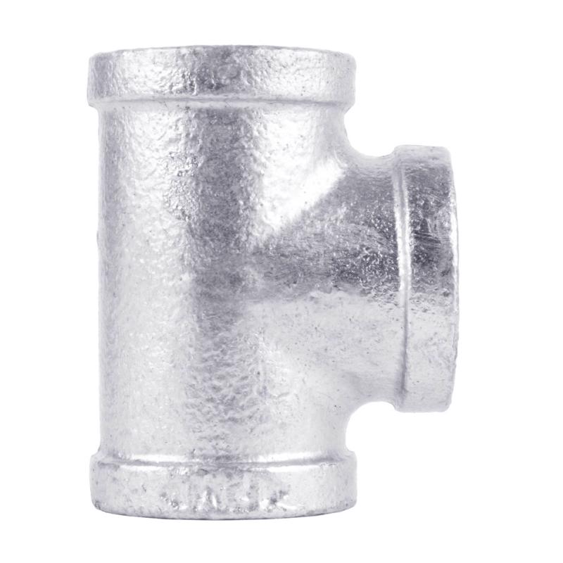 STZ Industries 3/4 in. FIP each X 3/4 in. D FIP 3/4 in. D FIP Galvanized Malleable Iron Tee, Pack of 5
