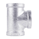 STZ Industries 3/4 in. FIP each X 3/4 in. D FIP 3/4 in. D FIP Galvanized Malleable Iron Tee, Pack of 5